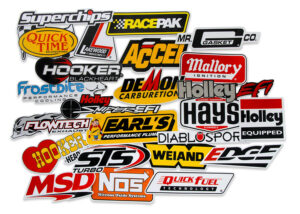 36_462 Holley Go Fast Stickers (24 Vinyl Decal Pack)