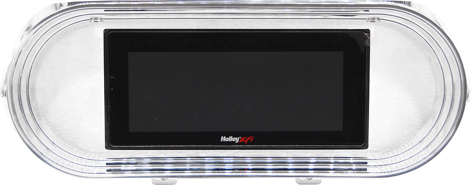 1963-1965 Chevy Nova Aluminum Gauge Panel w/ Holley 6.86 Pro Dash - Image 2