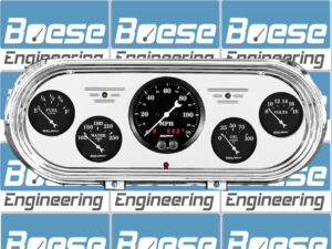 1962-1965 Chevy Nova Billet Aluminum Gauge Panel w/ Auto Meter Street Rod Series Gauges (GPS)