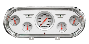 1962-1965 Chevy Nova Billet Aluminum 5 gauge Panel w/ Classic Instruments Gauges