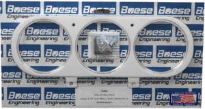 1962-1965 Chevy Nova Billet Aluminum 3 Gauge Panel for 3 3/8" Auto Meter, Classic Instruments, or Dolphin