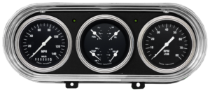 1962-1965 Chevy Nova Billet Aluminum 3 Gauge Panel w/ Classic Instruments Gauges