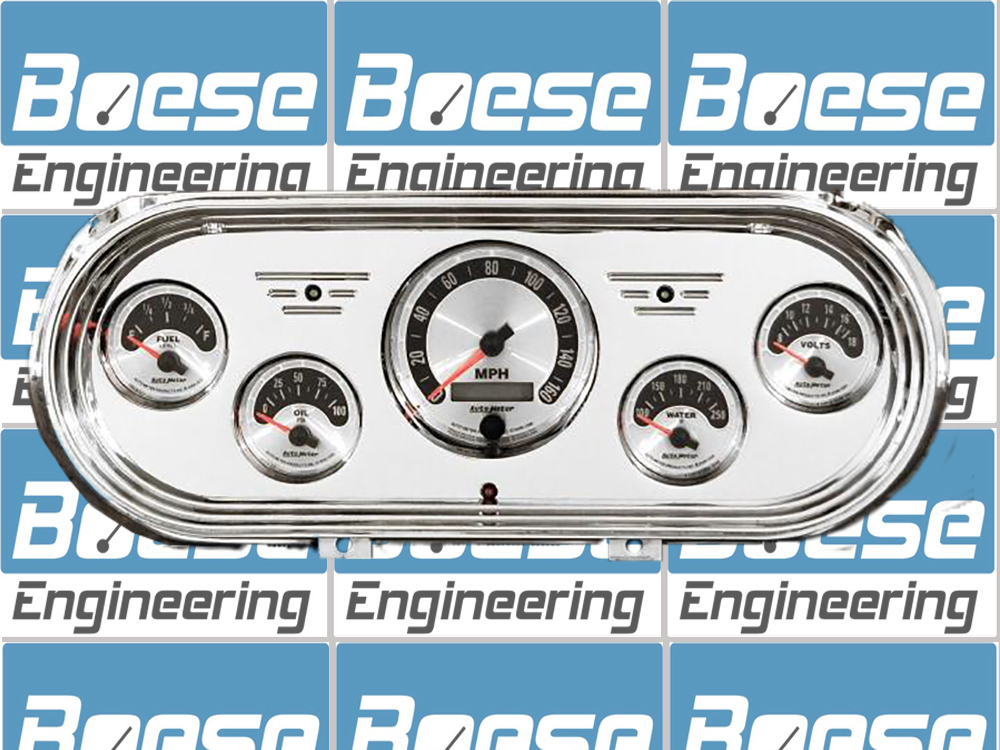 1962-1965 Chevy Nova Billet Aluminum Dash Insert w/ Auto Meter American Muscle Gauges