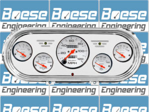 1962-1965 Chevy Nova Billet Aluminum Gauge Panel w/ Auto Meter Phantom Gauges