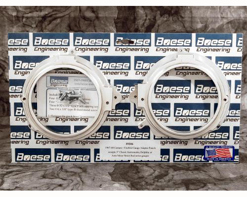 1967-1968 Chevy Camaro or Pontiac Firebird Aluminum Adapter Rings for 5" Gauges - Image 2