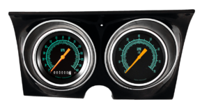 1967-1968 Chevy Camaro Aluminum Adapter Rings w/ Classic Instruments G/Stock Gauges