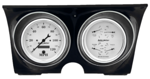 1967-68 Camaro / Firebird Adapter Rings w/ 5" AutoMeter Old Tyme White Gauges