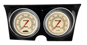 1967-1968 Chevy Camaro Aluminum Adapter Rings w/ Classic Instruments Vintage Gauges