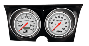 1967-1968 Camaro / Firebird Aluminum Adapter Panels w/ 5" Auto Meter Ultra-Lite Gauges