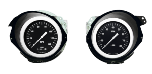 1968-1977 Corvette Aluminum Adapter Rings w/ Classic Instruments Hot Rod Gauges