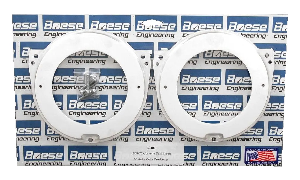 1968-1977 Chevy Corvette Adapter Rings for Auto Meter, Classic Instruments, or Dolphin Gauges - Image 2