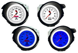 1968-1977 Corvette Adapter Rings w/ Auto Meter C2 Gauges