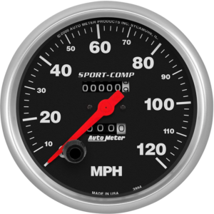 3994 Auto Meter Sport-Comp 5" Mechanical 0-120 MPH Speedometer