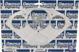 1955-1956 Chevy Car Aluminum 3 Gauge Panel for 3 1/8" & 2 1/16" AutoMeter