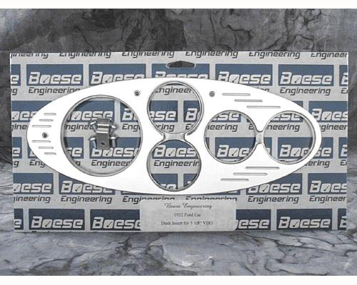 1932 Ford Car Aluminum Gauge Panels(5 gauge, speedometer on left) - Image 4