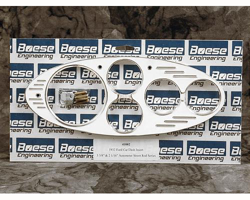 1932 Ford Car Aluminum Gauge Panels(5 gauge, speedometer on left) - Image 3