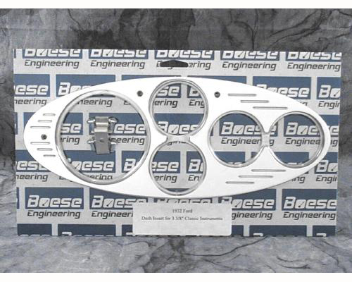 1932 Ford Car Aluminum Gauge Panels(5 gauge, speedometer on left) - Image 2