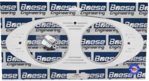 1932 Ford Car Billet Aluminum 2 Gauge Panel for 3 3/8" AutoMeter, Classic Instruments, or Dolphin