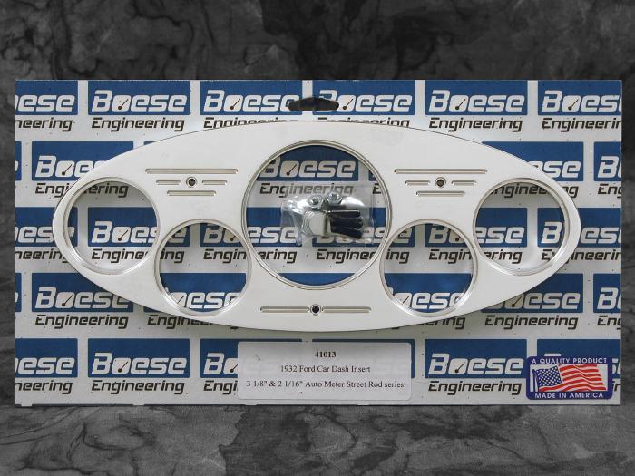 1932 Ford Car 5 gauge Billet Aluminum Gauge Panel for 3 1/8" & 2 1/16" Auto Meter (center speedometer)