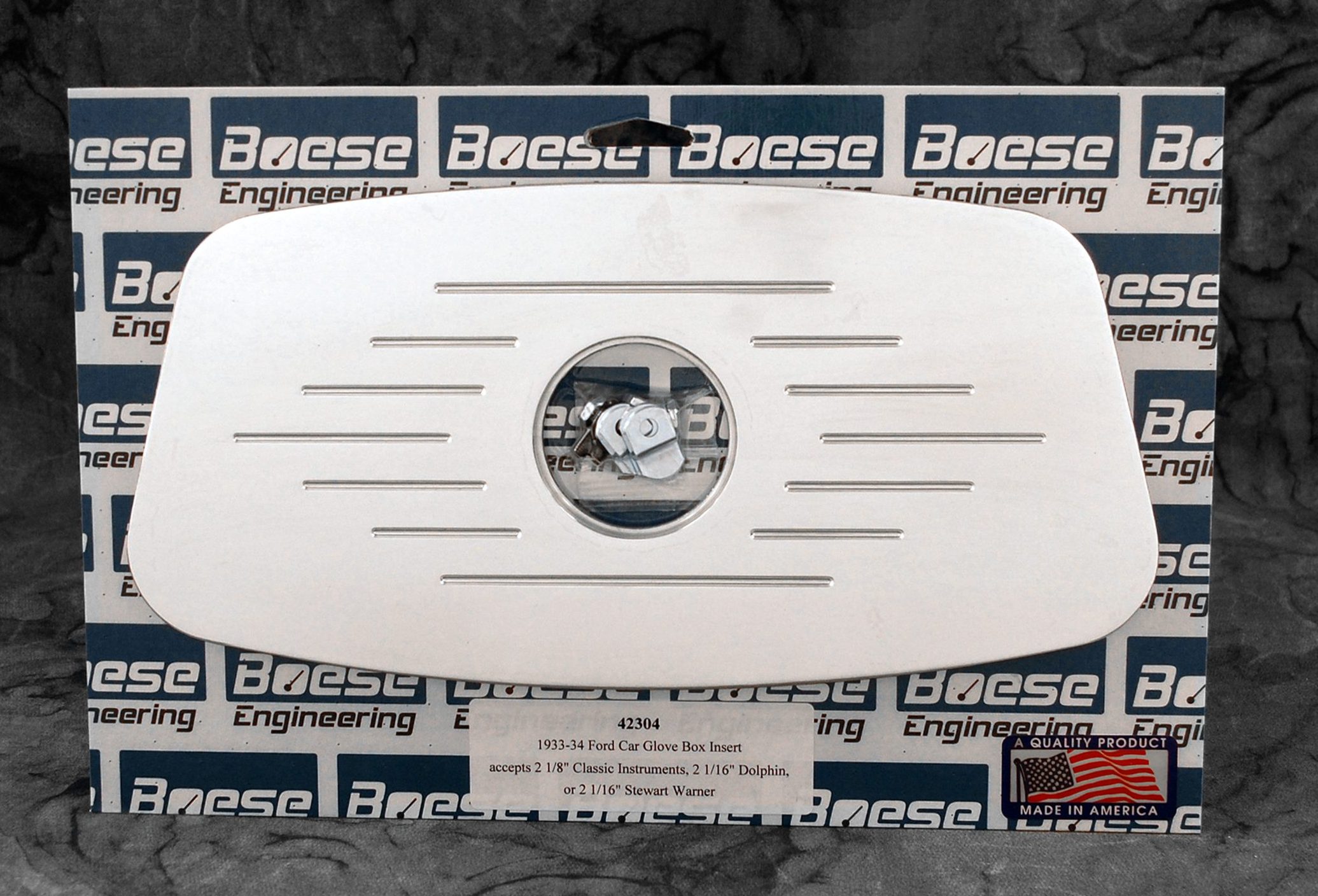 1933-1934 Ford Car Billet Aluminum Glove Box Insert (Non Functional) - Image 3