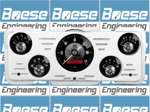 1940 Ford Standard or 1940-1947 Ford Truck Aluminum 5 Gauge Panel w Auto Meter Prestige Series