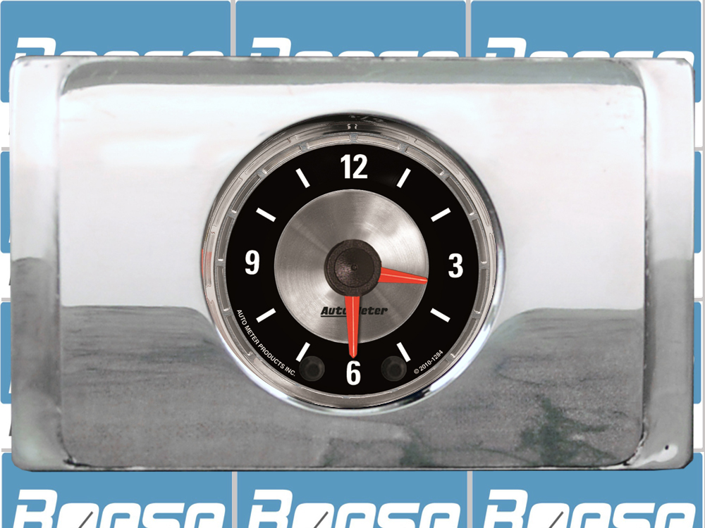 1940 Ford Deluxe Clock Insert w/ Auto Meter American Muscle Clock