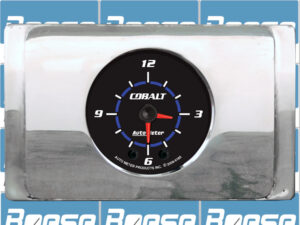1940 Ford Deluxe Clock Insert w/ Auto Meter Cobalt Clock