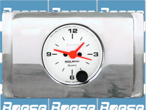 1940 Ford Deluxe Clock Insert w/ Auto Meter Phantom Clock