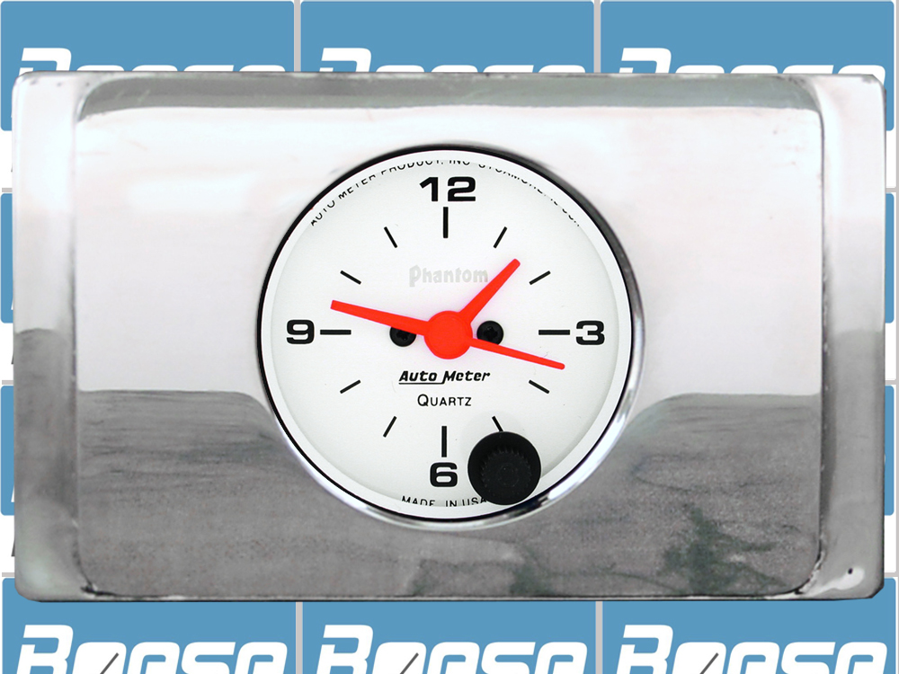 1940 Ford Deluxe Clock Insert w/ Auto Meter Phantom Clock