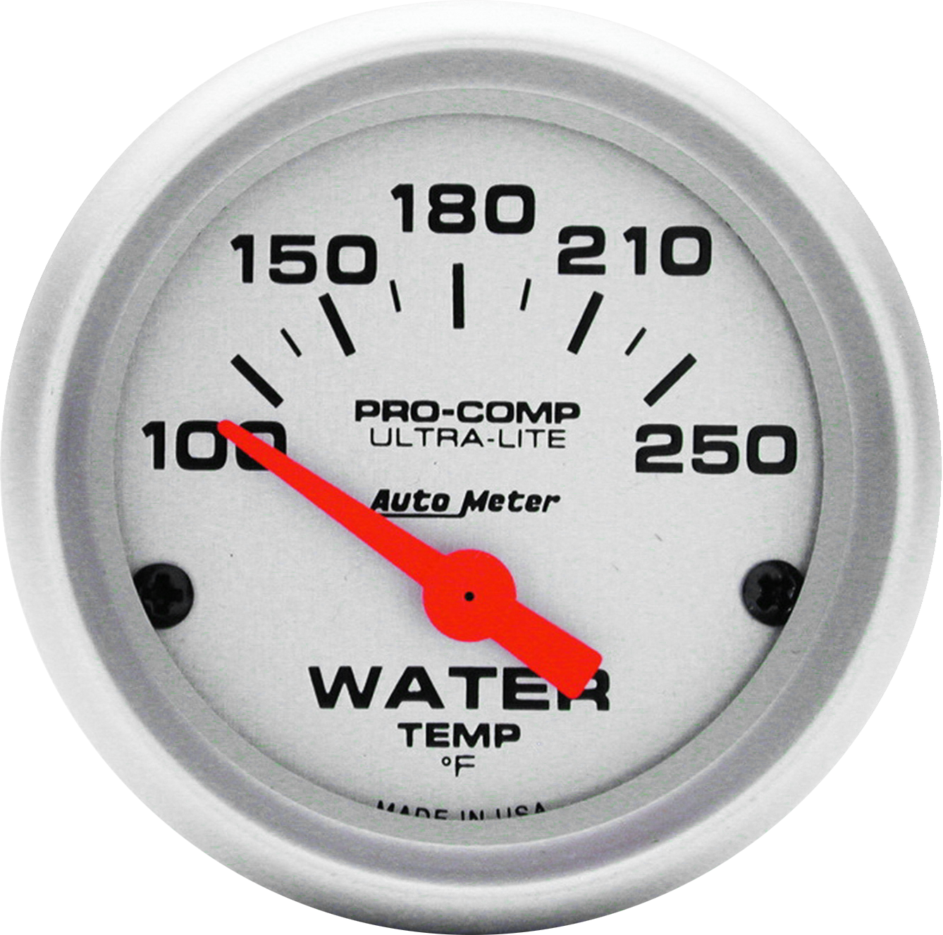 4337 AutoMeter Ultra-Lite 2-1/16" 100-250 F Water Temperature Gauge