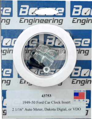 1949-1950 Ford Car Billet Aluminum Clock Adapter