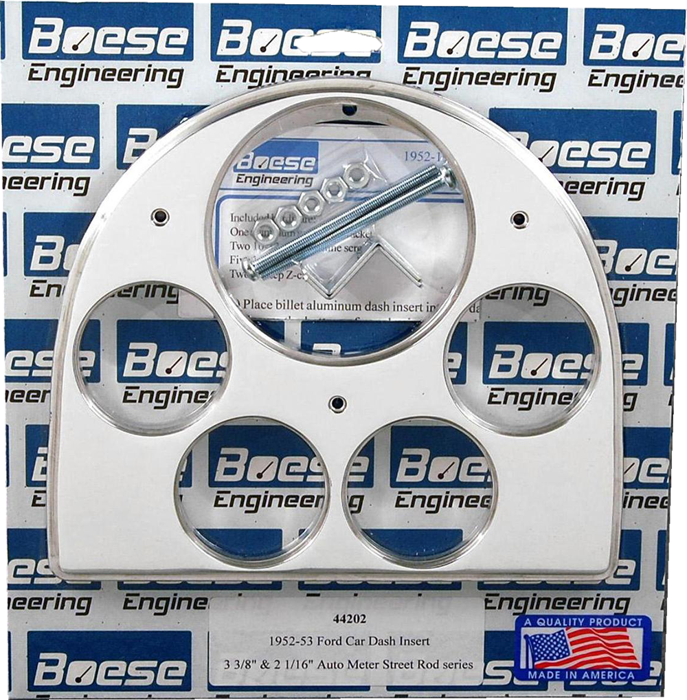 1952-1953 Ford Car 5 Gauge Billet Aluminum Gauge Panels