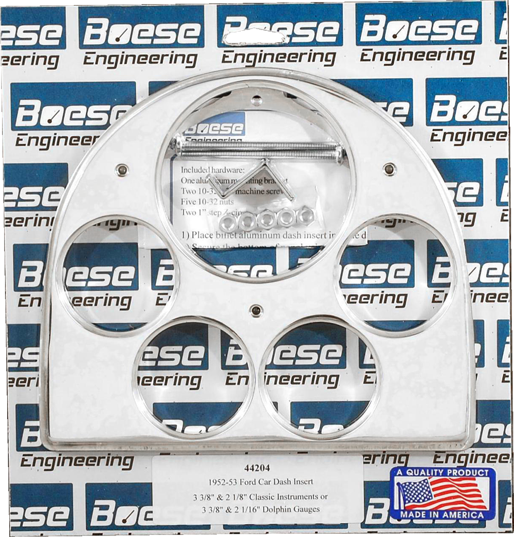 1952-1953 Ford Car 5 Gauge Billet Aluminum Gauge Panels - Image 2