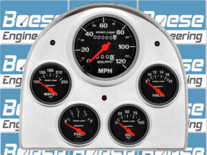 1952-1953 Ford Car Billet Aluminum Gauge Panel w/ Sport-Comp gauges