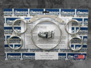 1956 Ford Fairlane billet aluminum adapter panels for 5" & 2 1/16" Auto Meter gauges