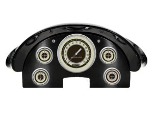 1956 Ford Fairlane Aluminum Gauge Panel w/ Classic Instruments Nostalgia VT Gauges