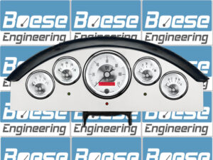 1957 Ford Fairlane Aluminum 5 Gauge Panel w/ Auto Meter Prestige Series