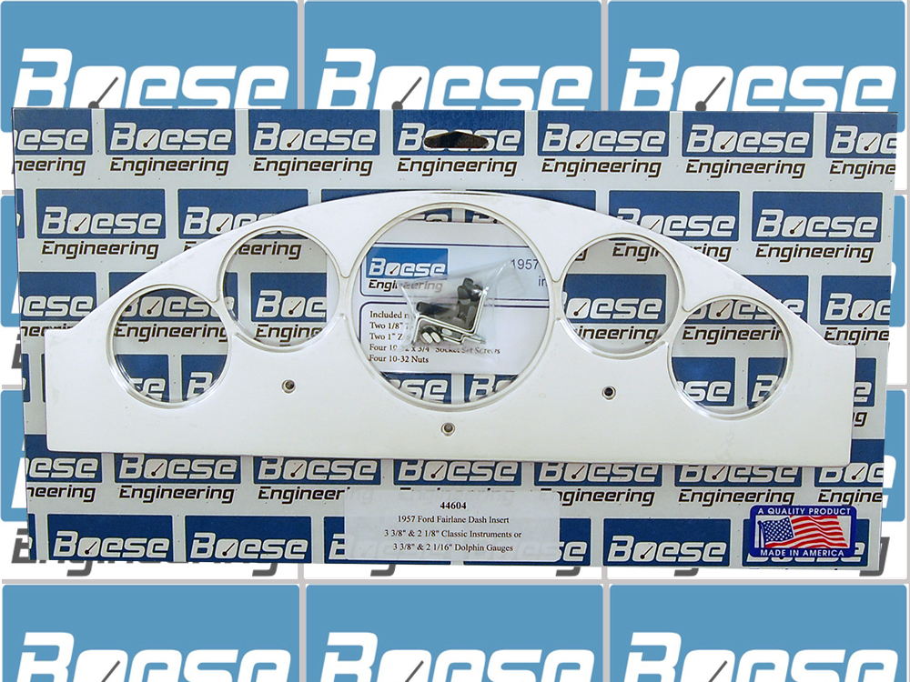 1957 Ford Fairlane 5 gauge Aluminum Gauge Panels - Image 4