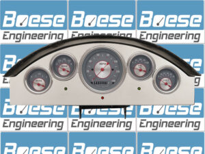 1957 Ford Fairlane Aluminum 5 Gauge Panel w/ Classic Instruments Gauges