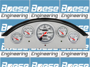1957 Ford Fairlane Aluminum Gauge Panel w/ Ultra-Lite gauges