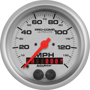 4480 AutoMeter Ultra-Lite 3 3/8" GPS 0-140 MPH Speedometer