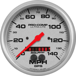 4481 AutoMeter Ultra-Lite 5" GPS 0-140 MPH Speedometer
