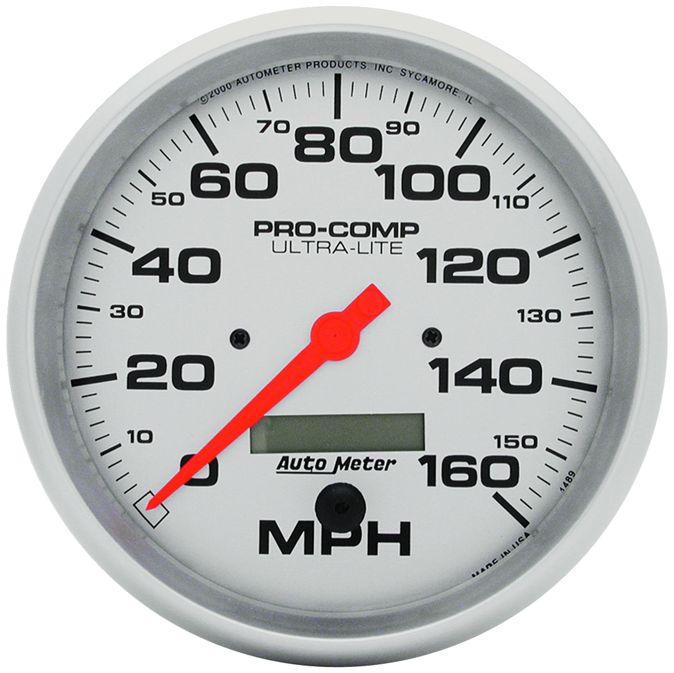 4489 AutoMeter Ultra-Lite 5" Electric 0-160 MPH Speedometer
