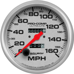 4495 AutoMeter Ultra-Lite 5" Mechanical 0-160 MPH Speedometer