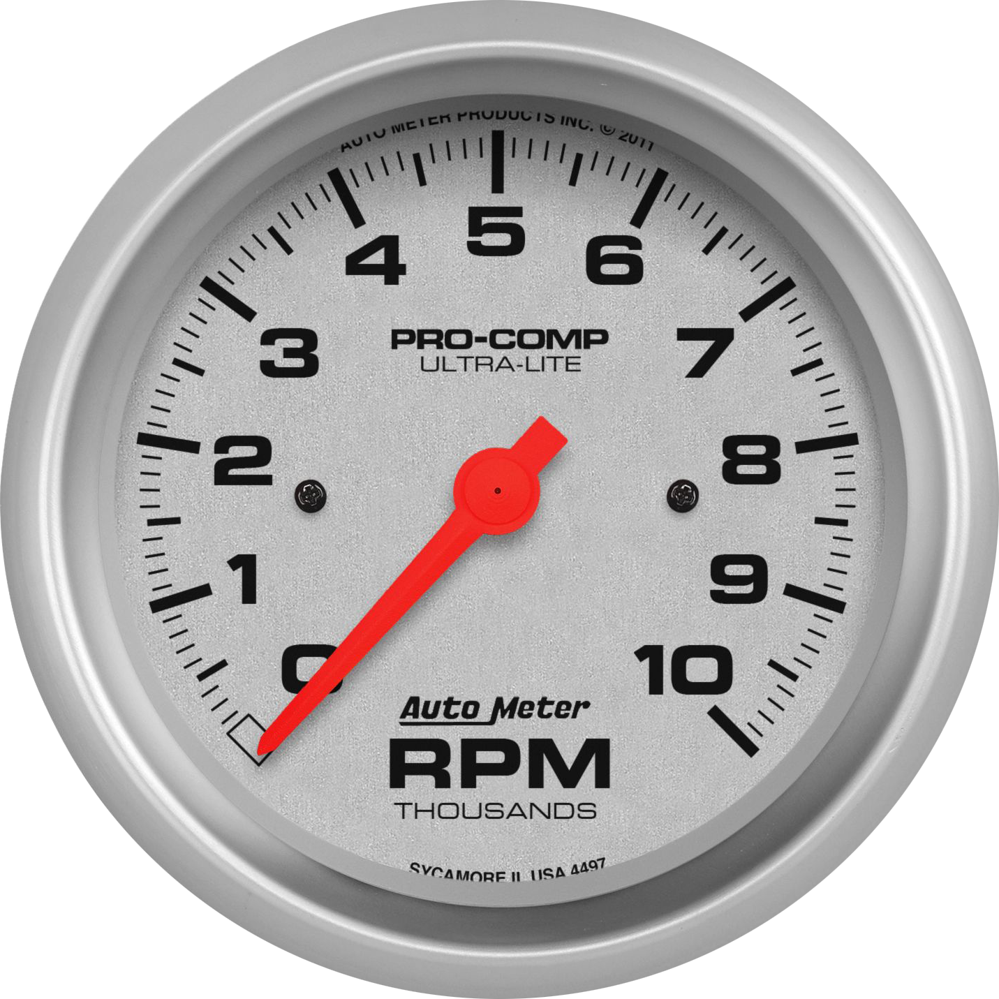 4497 Auto Meter Ultra-Lite 3-3/8" In-Dash 10,000 RPM Tachometer