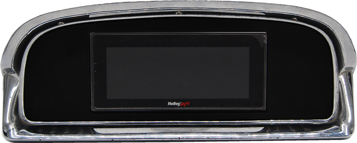 1959 Ford Galaxie / Fairlane Aluminum Gauge Panel w/ Holley 6.86 Pro Dash - Image 2
