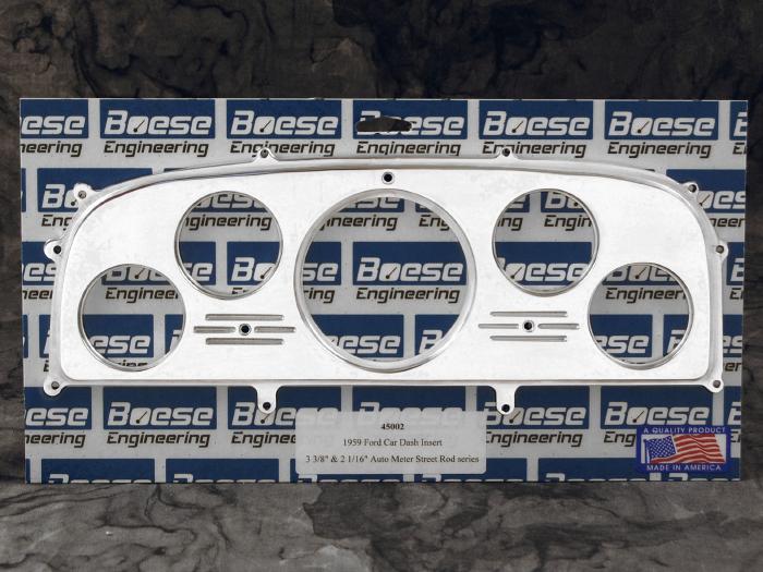 1959 Ford Galaxie / Fairlane 5 gauge Billet Aluminum Gauge Panels