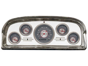1959 Ford Galaxie / Fairlane Aluminum 5 Gauge Panel w/ Classic Instruments Gauges