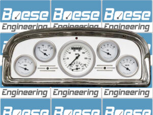 1959 Ford Galaxie / Fairlane Aluminum 5 Gauge Panel w/ Classic Instruments Gauges (Ultimate Speedometer)