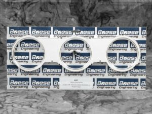 1962-1963 Ford Fairlane Billet Aluminum Dash Insert for 3 3/8" Quads